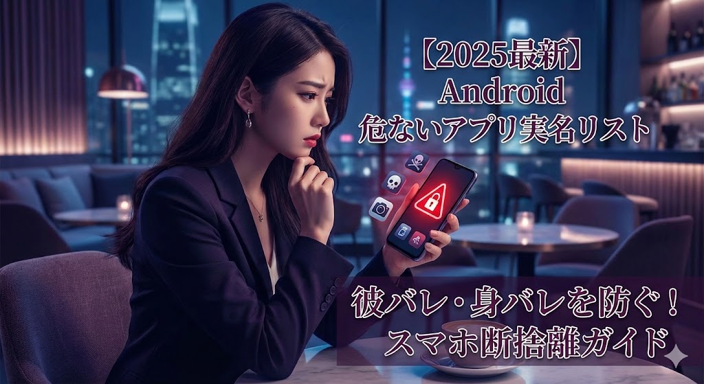 Androidの「危ないアプリ」実名リスト！彼バレ・身バレを防ぐ女子のためのスマホ断捨離ガイド