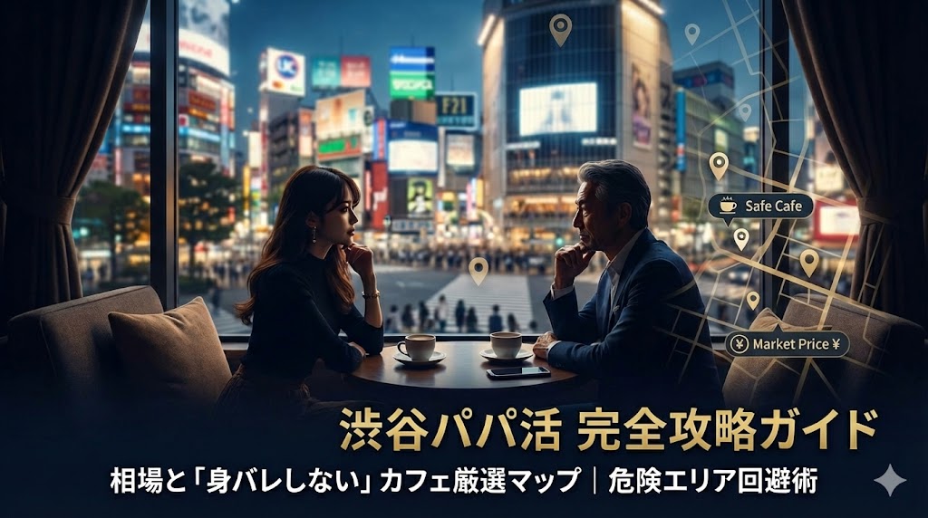 渋谷パパ活の相場と「身バレしない」カフェ厳選マップ｜危険エリア回避術まで