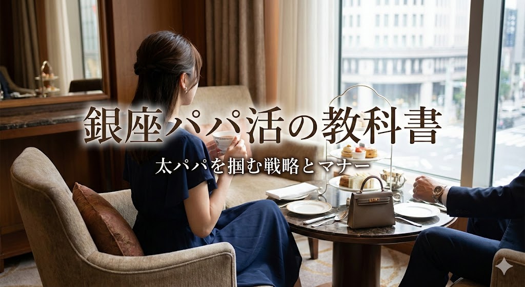【銀座パパ活の教科書】相場は都心の1.5倍？港区を卒業して「太パパ」を掴むための戦略とマナー完全ガイド
