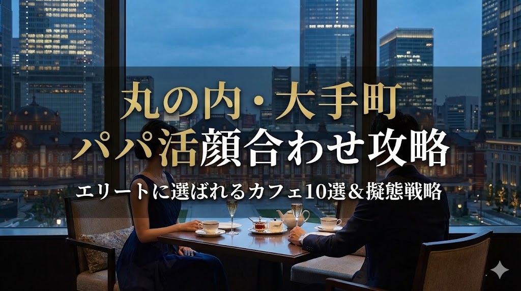 丸の内・大手町のパパ活顔合わせ完全攻略｜エリートに選ばれるカフェ10選と成功率を高める「擬態」戦略