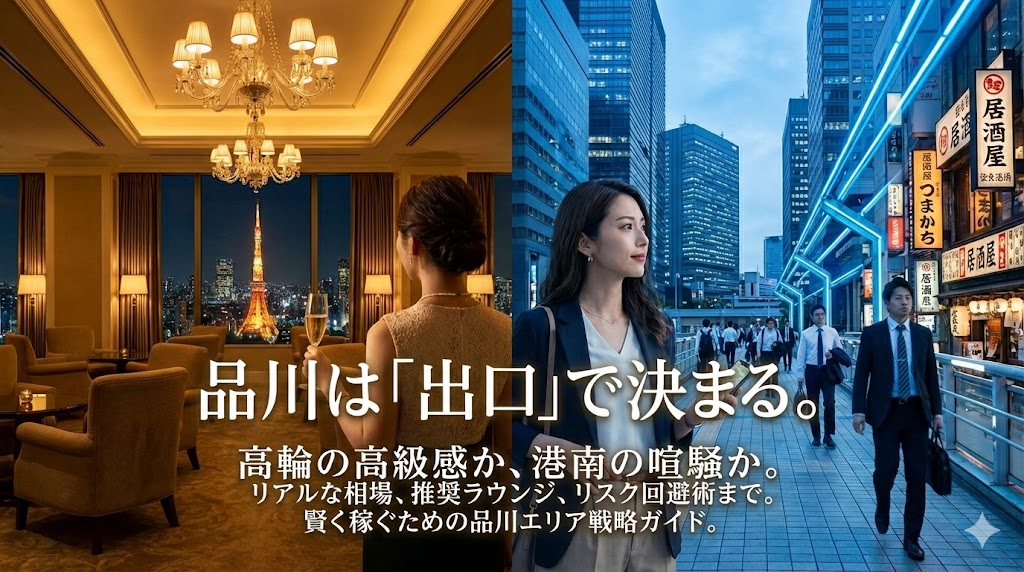 品川パパ活の相場と安全な場所を徹底解説！高輪口と港南口の使い分け戦略