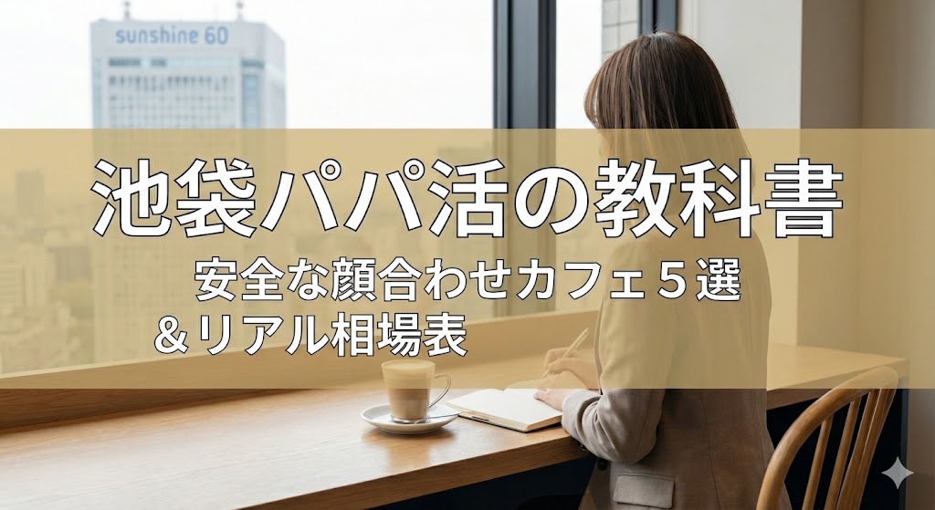 池袋パパ活の教科書｜安全な顔合わせカフェ5選とリアルな相場表