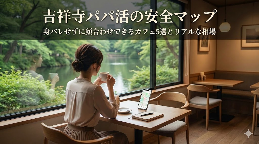 吉祥寺パパ活の安全マップ：身バレせずに顔合わせできるカフェ5選とリアルな相場