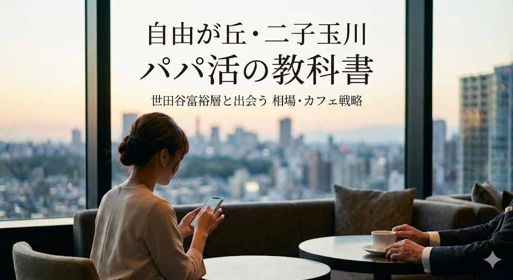 自由が丘・二子玉川パパ活の教科書｜世田谷富裕層と出会う相場・カフェ戦略