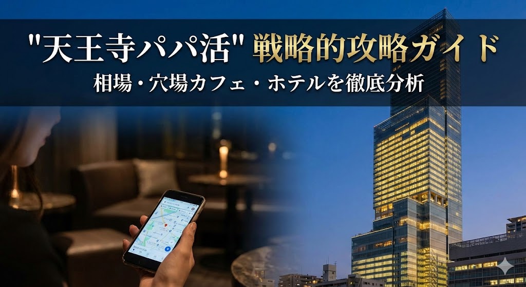 天王寺パパ活の戦略的攻略ガイド｜相場・穴場カフェ・ホテルを徹底分析