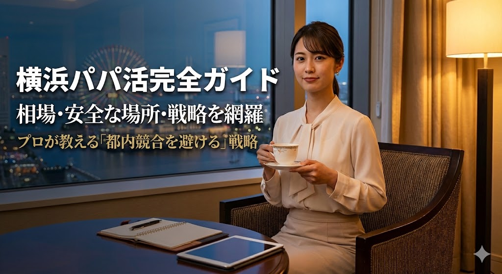 【横浜パパ活完全ガイド】相場は？安全な顔合わせ場所は？プロが教える「都内競合を避ける」戦略
