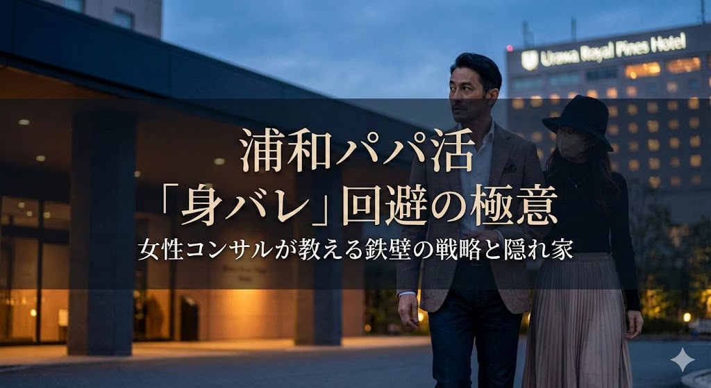 浦和でパパ活は「身バレ」する？女性コンサルが教える【鉄壁の回避術＆隠れ家スポット】