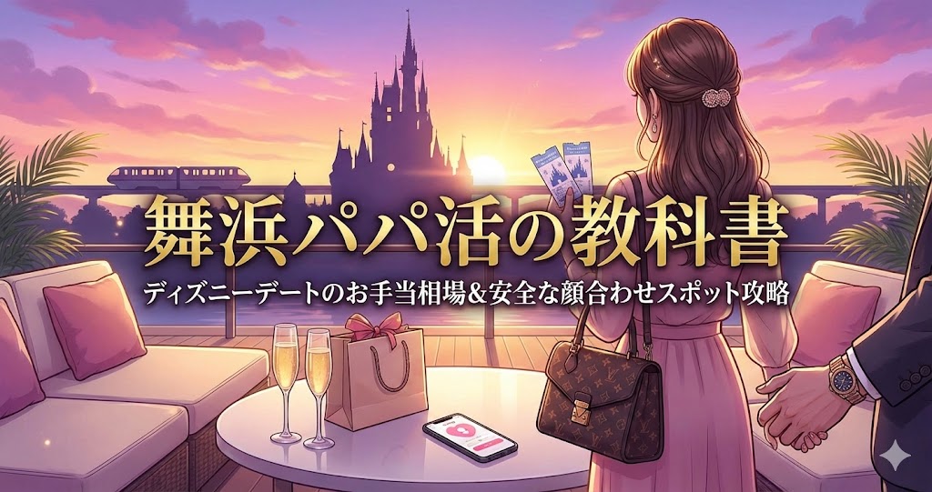 【舞浜パパ活の教科書】ディズニーデートのお手当相場は？顔合わせに使える安全なカフェ＆ホテル完全攻略