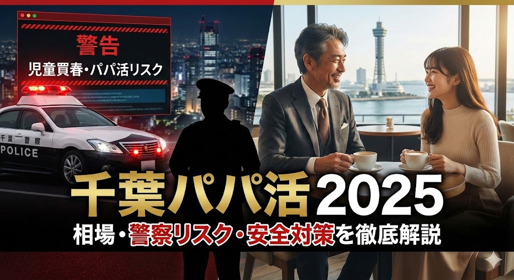 千葉のパパ活相場と危険性を徹底解説！県警の警告から安全なアプリ・場所まで
