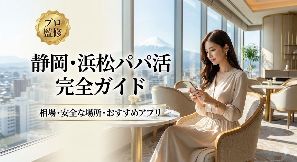静岡・浜松でパパ活！相場・安全な場所・おすすめアプリを徹底解説