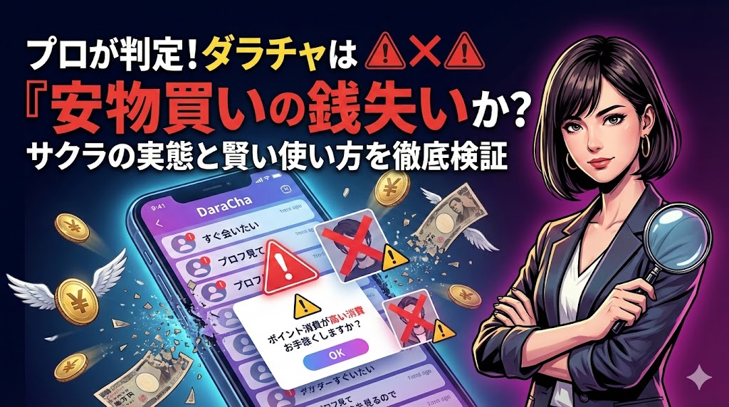 ダラチャは「安物買いの銭失い」か？サクラの実態と賢い使い方を徹底検証
