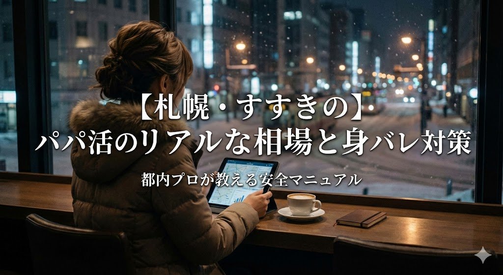【札幌・すすきの】パパ活のリアルな相場と身バレ対策｜都内プロが教える安全マニュアル