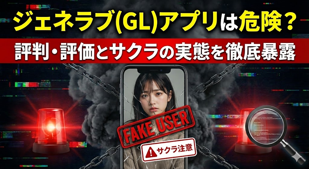 ジェネラブ(GL)アプリは危険？評判・評価とサクラの実態を徹底解説
