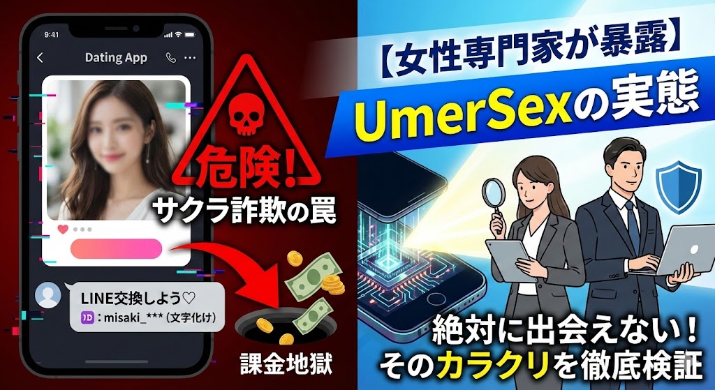 UmerSex(ユメール)はサクラ詐欺？LINE交換の危険性と実態を徹底解説